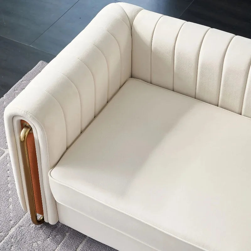 #High-End Luxury Velvet Sofa Set For Living Room Hotel Villa Sectional Convertible For Apartment Use