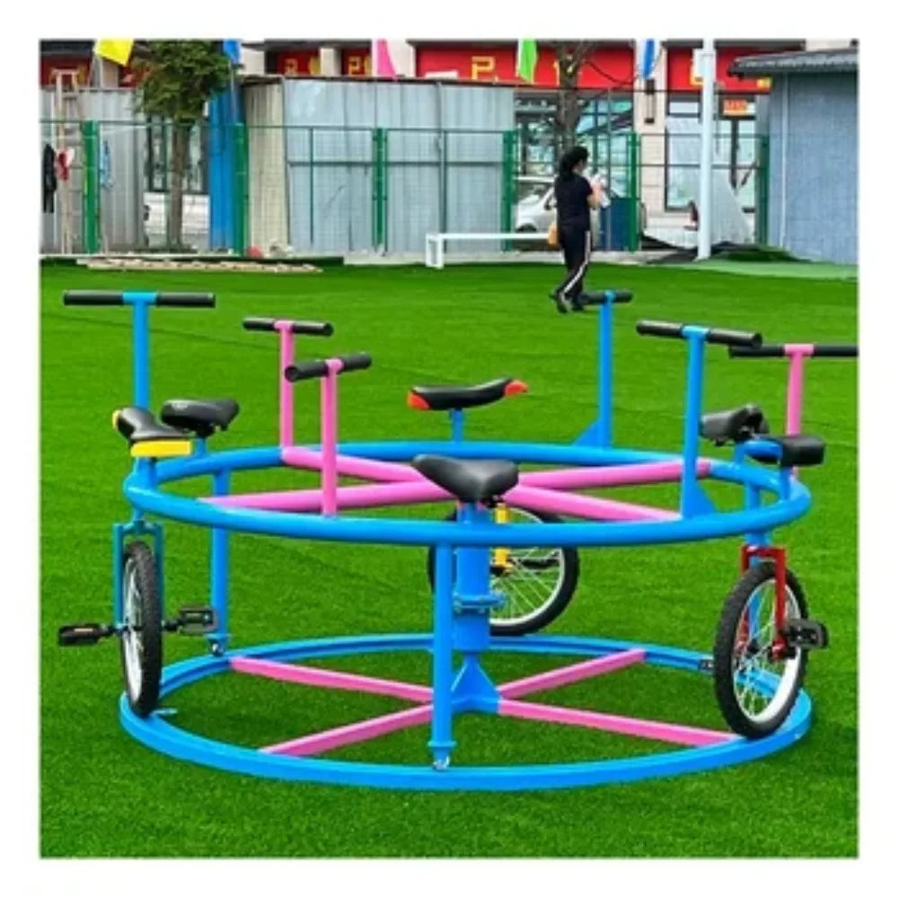 Kindergarten multi-person tricycle 8-seat low-cost children's toy car for sale