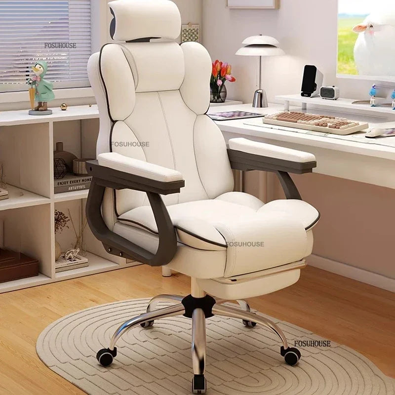Ergonomic Office Chair Lifting Rotating Armchair Home Game Computer Chair European Backrest Comfort Seating