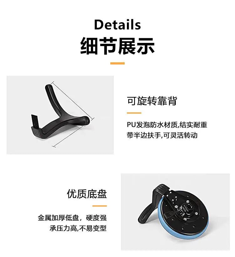Professional Multifunctional Dental Chair 360°Swivel Adjustable Patient Seat with Soft Padding,Reclining Backrest for Clinic Use