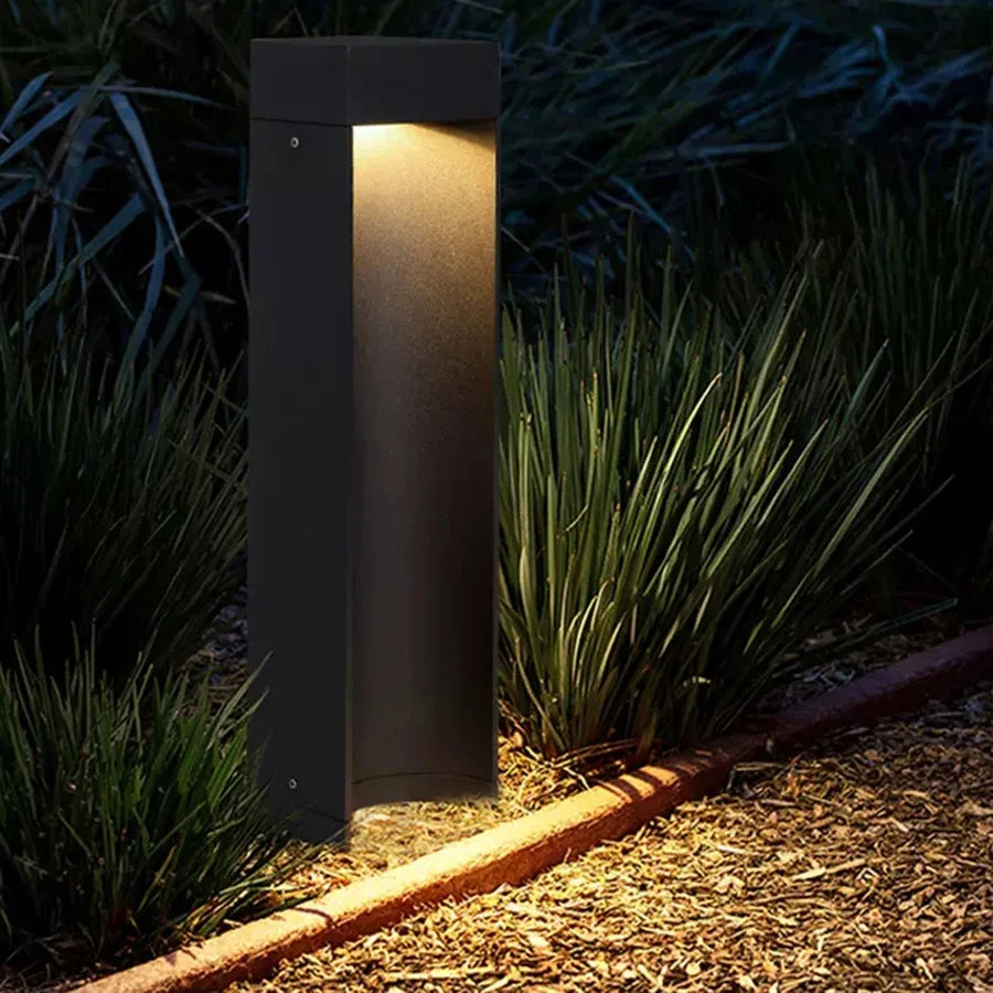 30/60/80CM Outdoor LED Landscape Bollard Light Waterproof Garden Pathway Light Villa Courtyard Floor Pillar Lawn Lamp