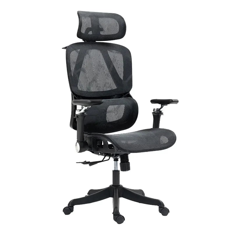 Ergonomic High Back Office Chair with Adjustable Headrest And Armrests Reclining Swivel Computer Desk Mesh Back Lumbar Support