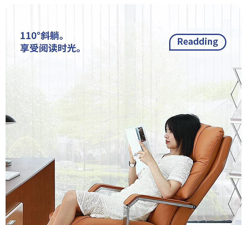 Luxurious Boss Office Chairs Armchair Relaxing Comfort Modern Office Chairs Recliner Sedentary Office Furniture Bureaustoel LLOC
