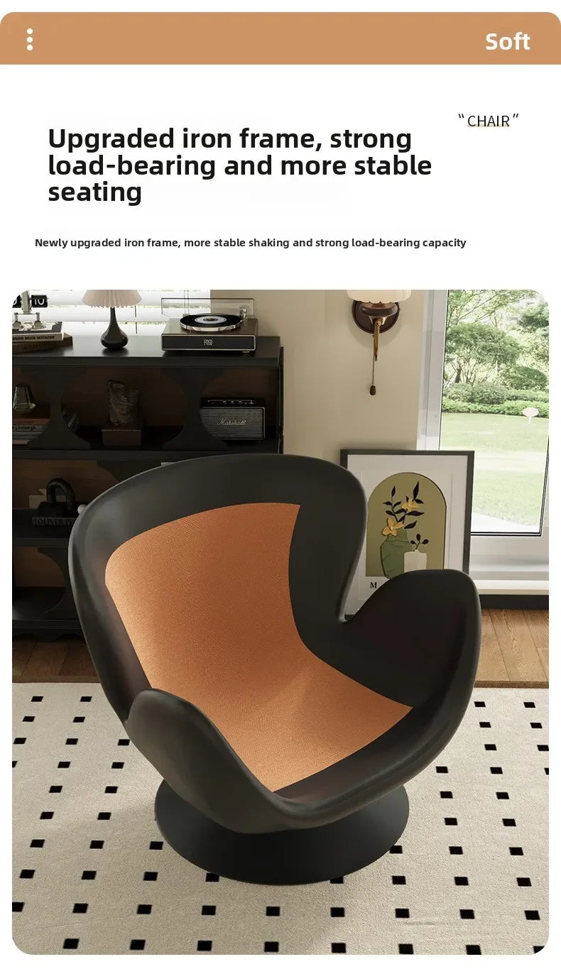 Upgraded and enlarged lazy sofa, 360 ° rotating single sofa, living room leisure sofa, thickened soft pack lazy sofa chair