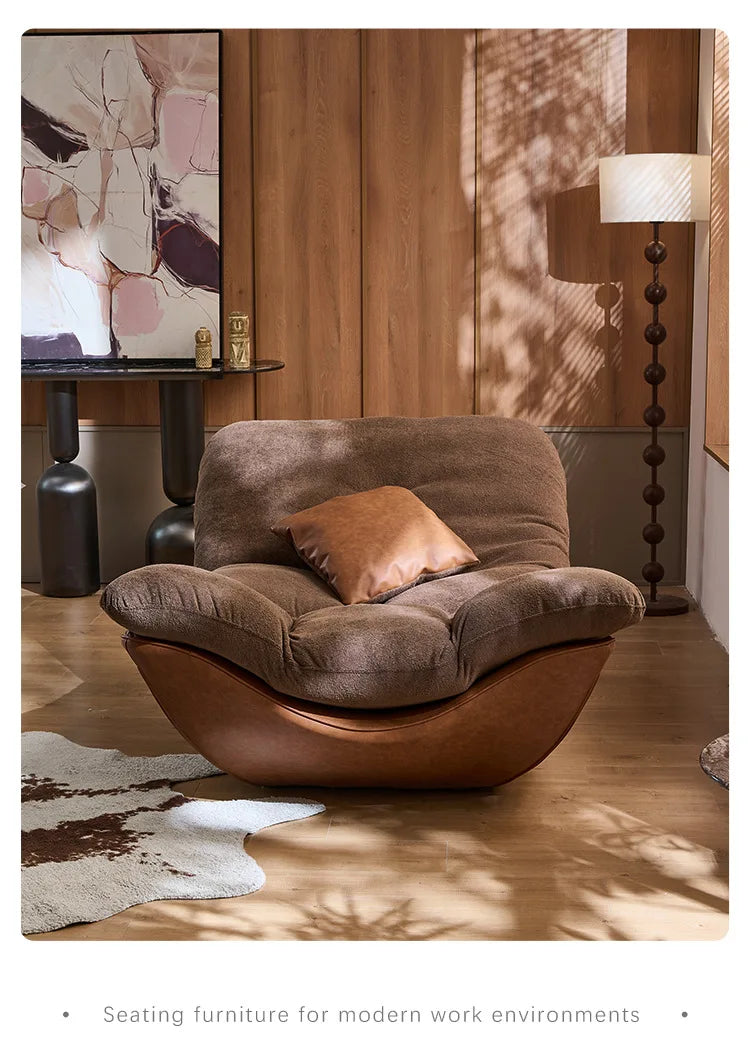 Nordic designer creative modern simple living room lounge lounge chair lazy bedroom home premium sofa chair