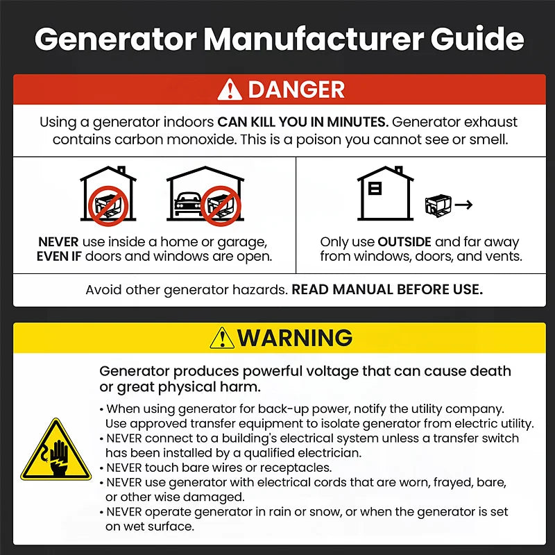 3000W Red Green Blue Three Colors Silent Inverter Generator, Solve the Power Problem