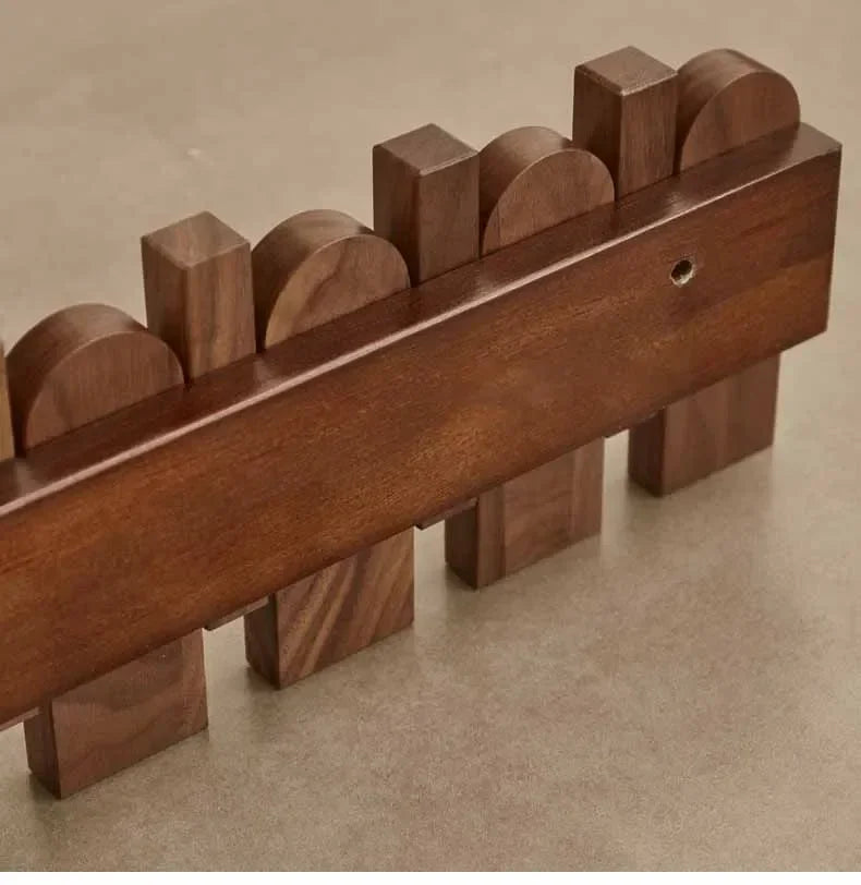 Piano Keys Wooden Wall Coat Rack Clothes Hanger Organizers Hook Portable Clothes Storage Dress Hanger Entrance Hall Furniture