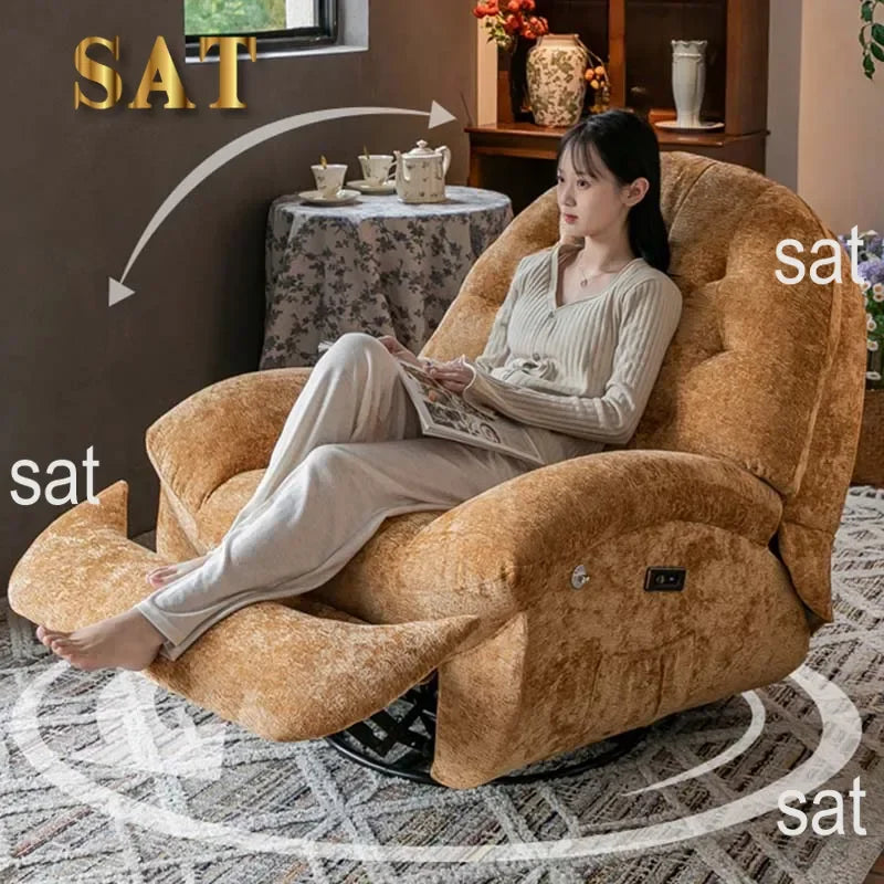#Re Plica Heating USB Sofa Luxury Elegant RotatableVoice Control Single Small Chaise Couch Lounge Nordic Muebles Trendy Furnitur
