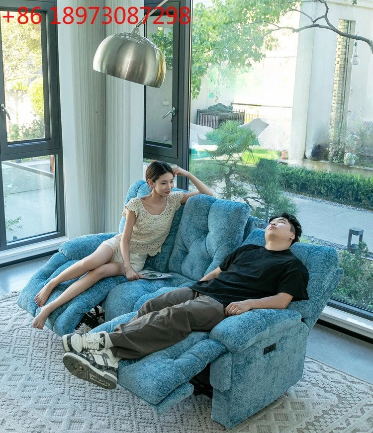 Multifunctional sofa, living room, home reclining and sleeping electric lazy sofa