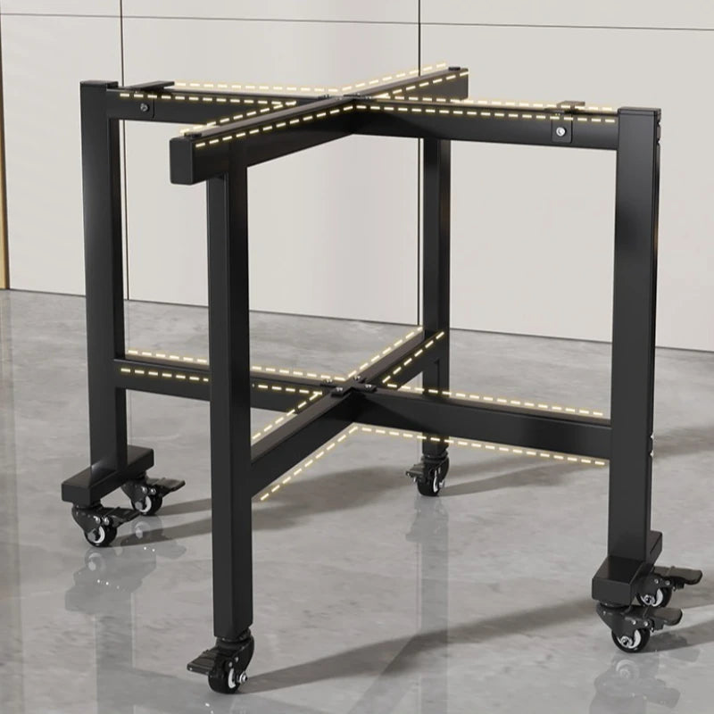movable small apartment dining table folding round lounge extendable dining table modern Portable mesa comedor Kitchen furniture