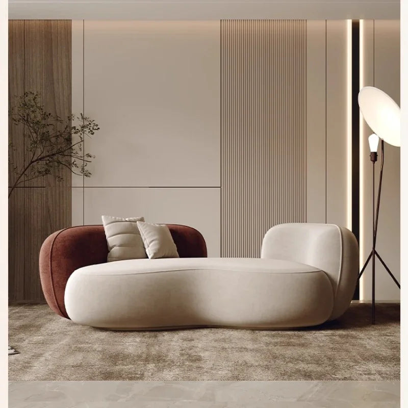 Modern home Luxury Living Room Furniture Sofa Set Floor Lazy Accents Designer Recliner Daybed Sectional Puff Sofa Corner Muebles