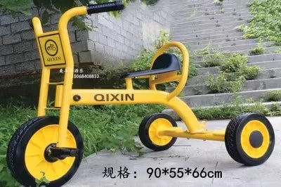Tricycles, children's two person bicycles, outdoor twin bicycles, three person bicycles, multiple person rotating carts