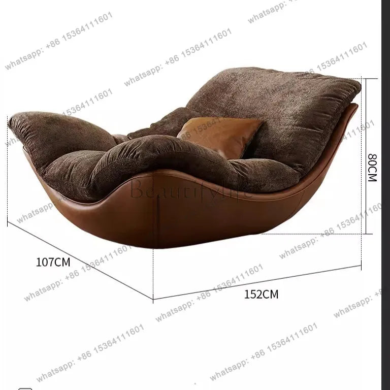 XX Nordic Creative Modern Simple Living Room Leisure Chair Bedroom Premium Sofa Chair