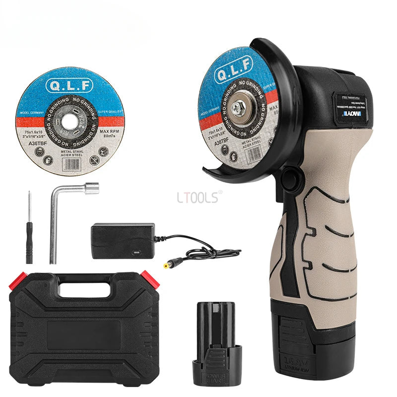 16.8V Brushless / Brushed Angle Grinder Lithium Battery 19500Rpm Cordless Mini Polishing Machine Diamond Cutting Grinder