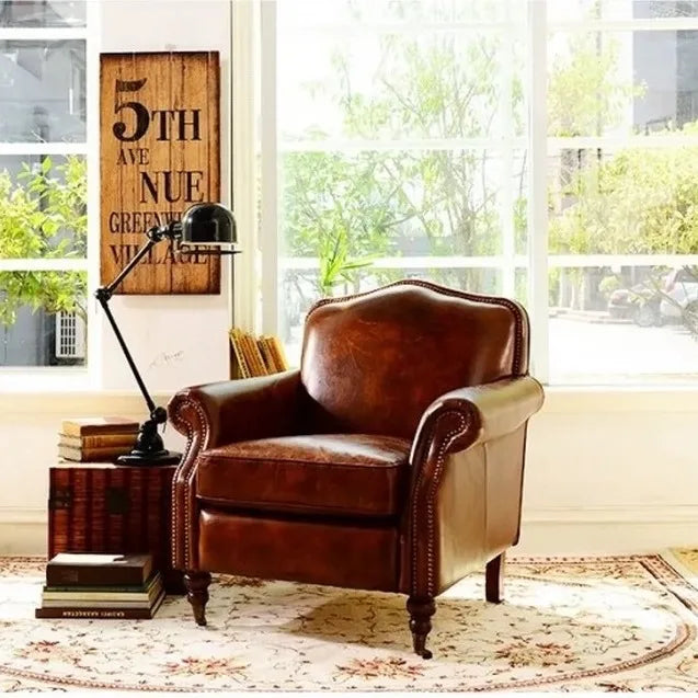 Lazy Leisure Sofas Lounge Living Room Comfortable Homestay Sofas Luxury Synthetic Leather Furniture Banken MHSF
