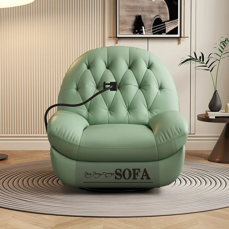HYS multifunctional lazy leisure home single electric recliner rotating bedroom