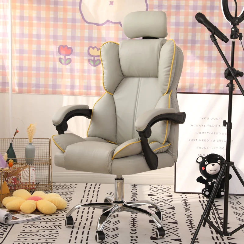 Mobile Ergonomic Office Chair Recliner Computer Bedroom Accent Office Chair Gameing Study Sillas De Oficina Office Furniture