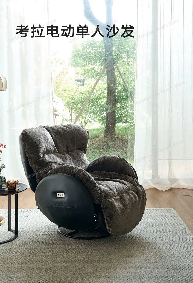 Armrest Fabric Electric Sofa Living Room Luxury Black Apartments Electric Sofa Oversized Relax Sofa De Luxo Furniture Home
