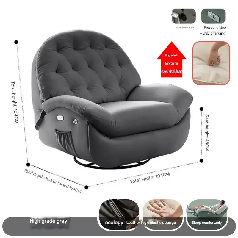 Designer Relax Massage Living Room Chairs Balcony Reading Swivel Comfortable Massage Ergonomic Fauteuil Lounge Suite Furniture