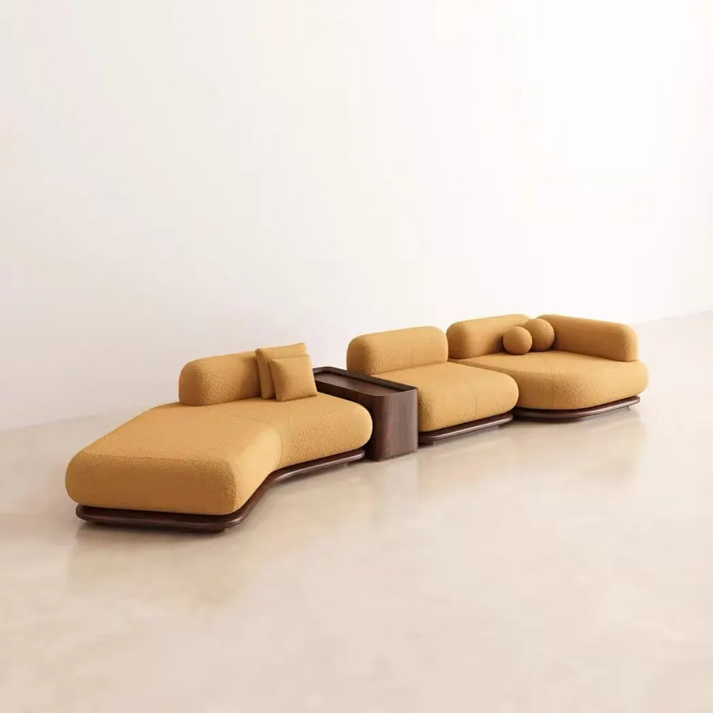 #Italian Luxury Multi-Person Sectional Sofa One Seat Set for Modern Hotels for Waiting Area & Negotiation Light & Stylish