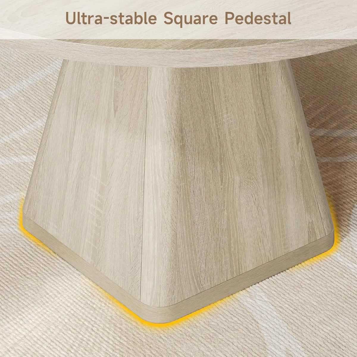 Dining Table , Circle Kitchen With Thickened Tabletop, Modern Dining Room Tables