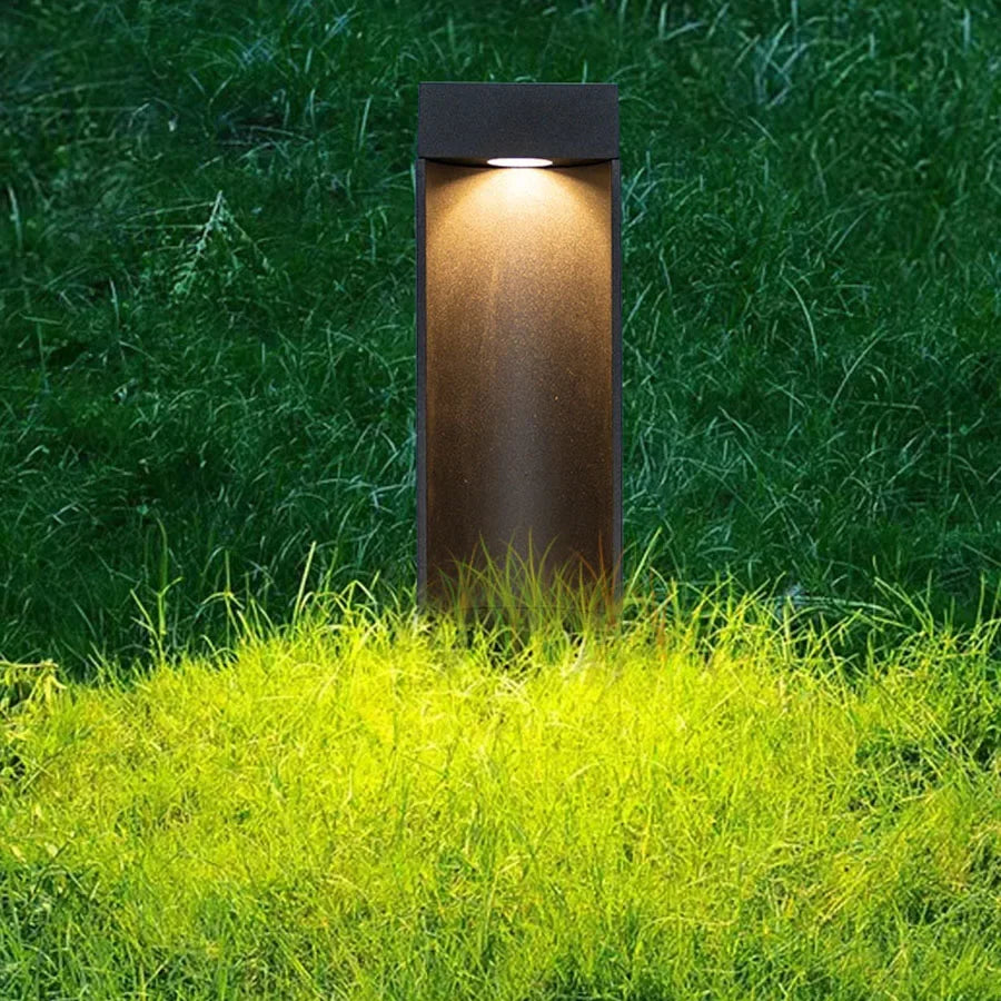 30/60/80CM Outdoor LED Landscape Bollard Light Waterproof Garden Pathway Light Villa Courtyard Floor Pillar Lawn Lamp