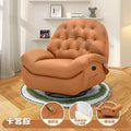 Single Sofa Rocking Chair-Modern Simplicity Design Multifunctional Lying Sleeping Electric Fabric Chair Recliner Sofa