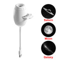 Mini Galaxy Star Projector Two In One Night Light Home Background Atmosphere Light Bedroom Car Decoration Children's Gift
