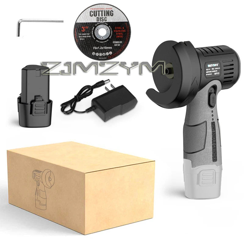 Mini Angle Grinder Portable Lithium Battery Handheld Portable Small  Polishing Grinding Cutting Machine Household Power Tool