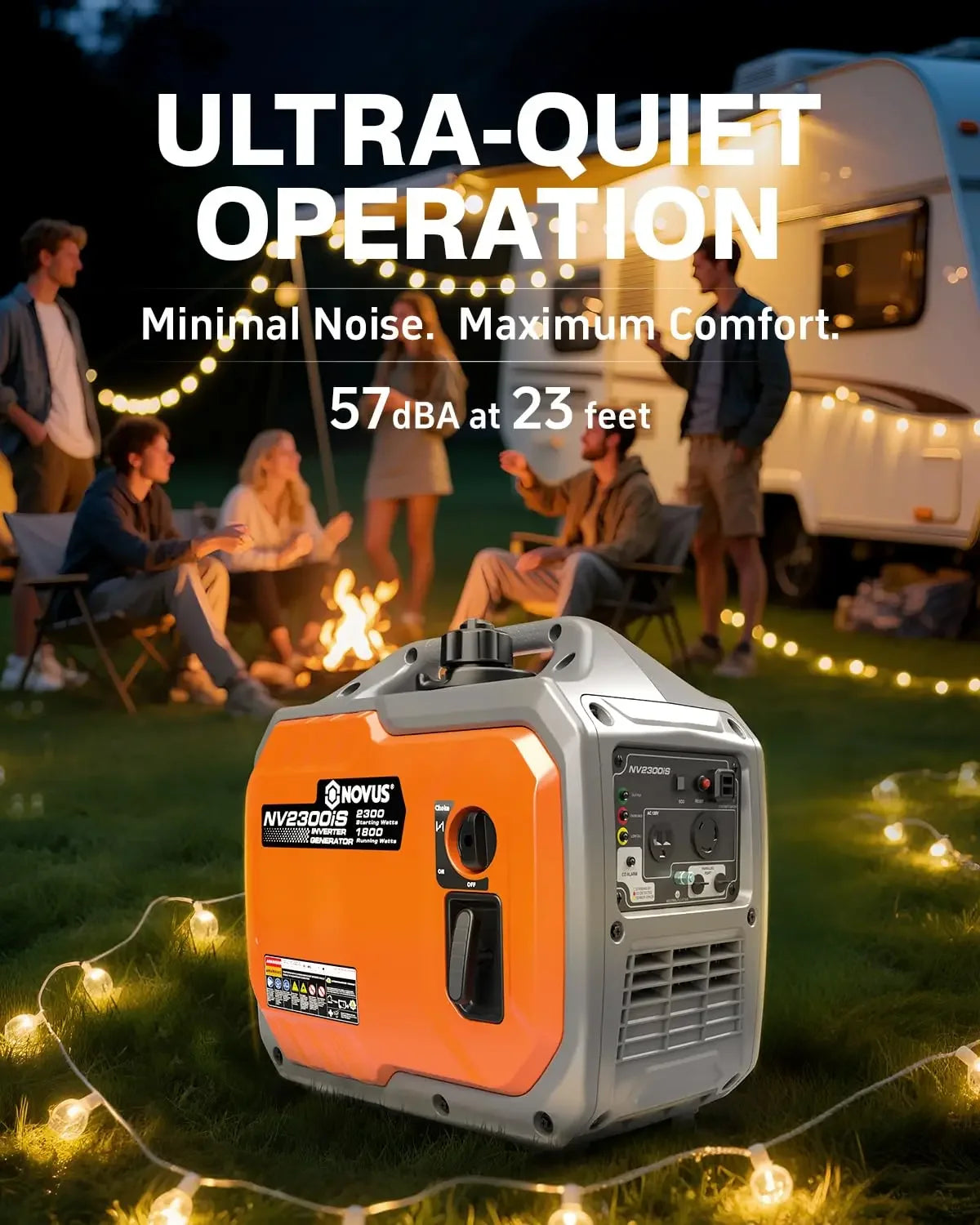 Customized Portable Inverter Generator, Super Quiet Gas Generator, Stable Small Generators for Camping, Home and RV, Customized