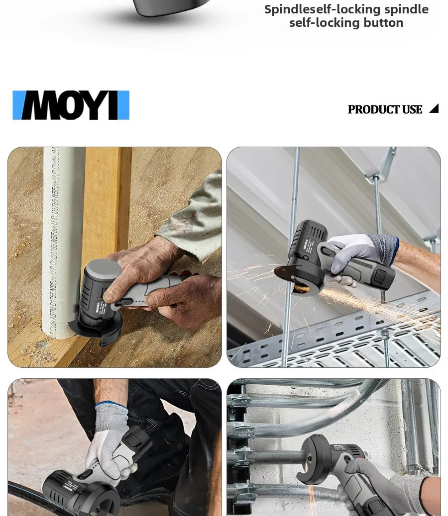 12V Lithium Mini Angle Grinder, Portable Lithium Wireless Grinding, Cutting, Polishing Machine