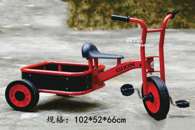 Tricycles, children's two person bicycles, outdoor twin bicycles, three person bicycles, multiple person rotating carts