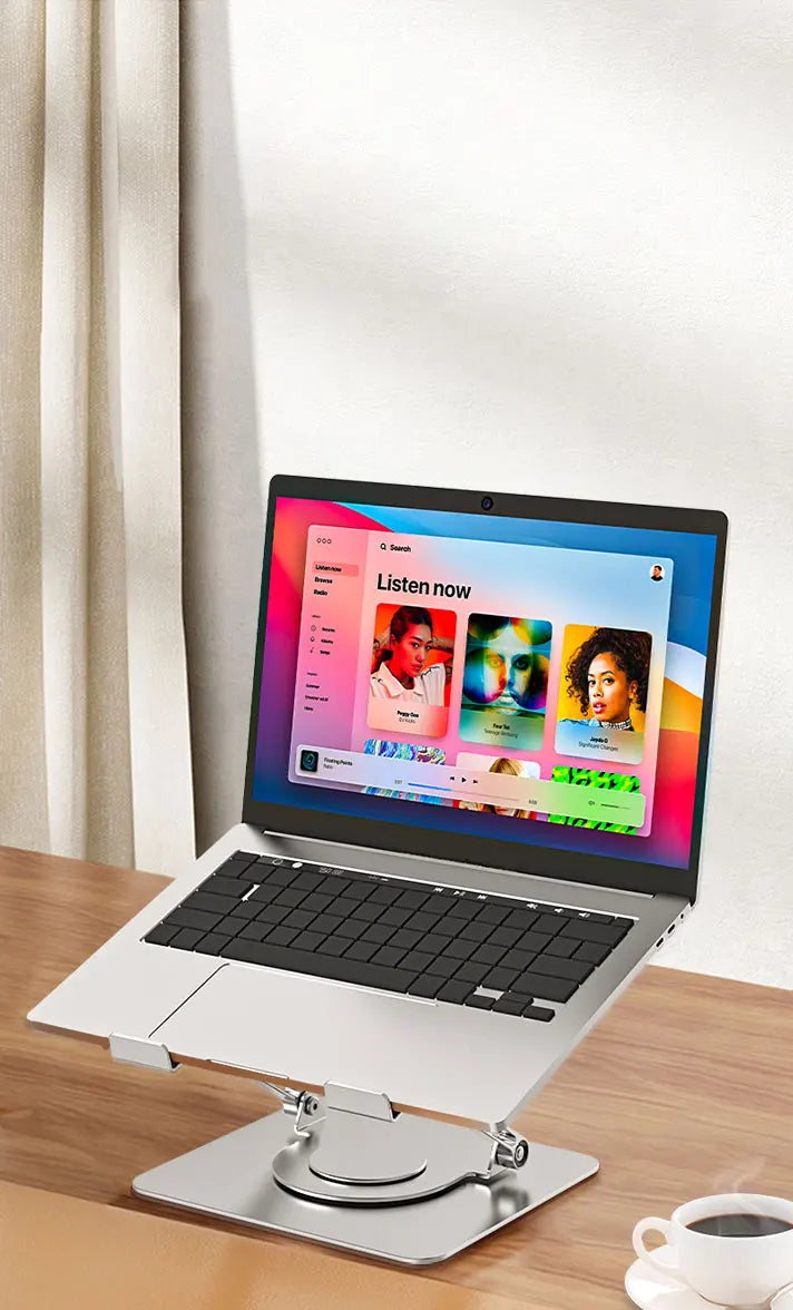 Foldable Laptop Stand Notebook Holder Vertical Aluminium Adjustable Portable Laptop Table Stand for Macbook Tablet Accessories