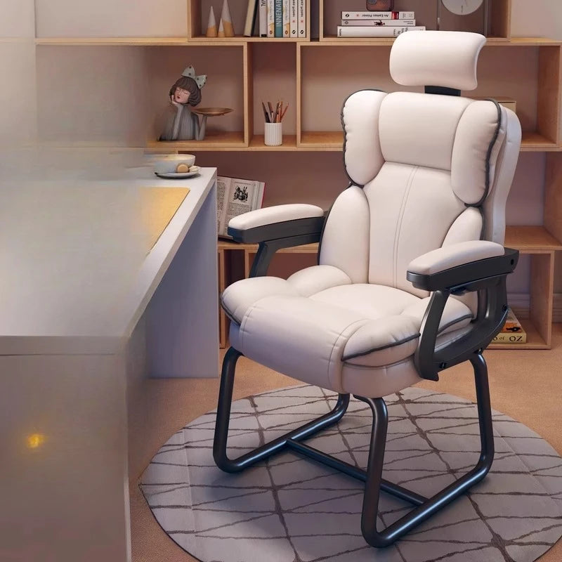 Ergonomic Mobile Office Chair Desk Recliner Dining Office Chair Accent Gamer Home Vanity Chaise De Bureaux Office Furniture