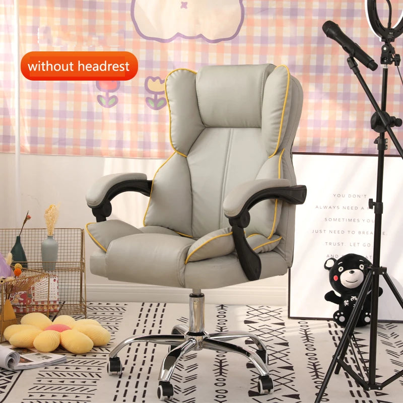 Mobile Ergonomic Office Chair Recliner Computer Bedroom Accent Office Chair Gameing Study Sillas De Oficina Office Furniture