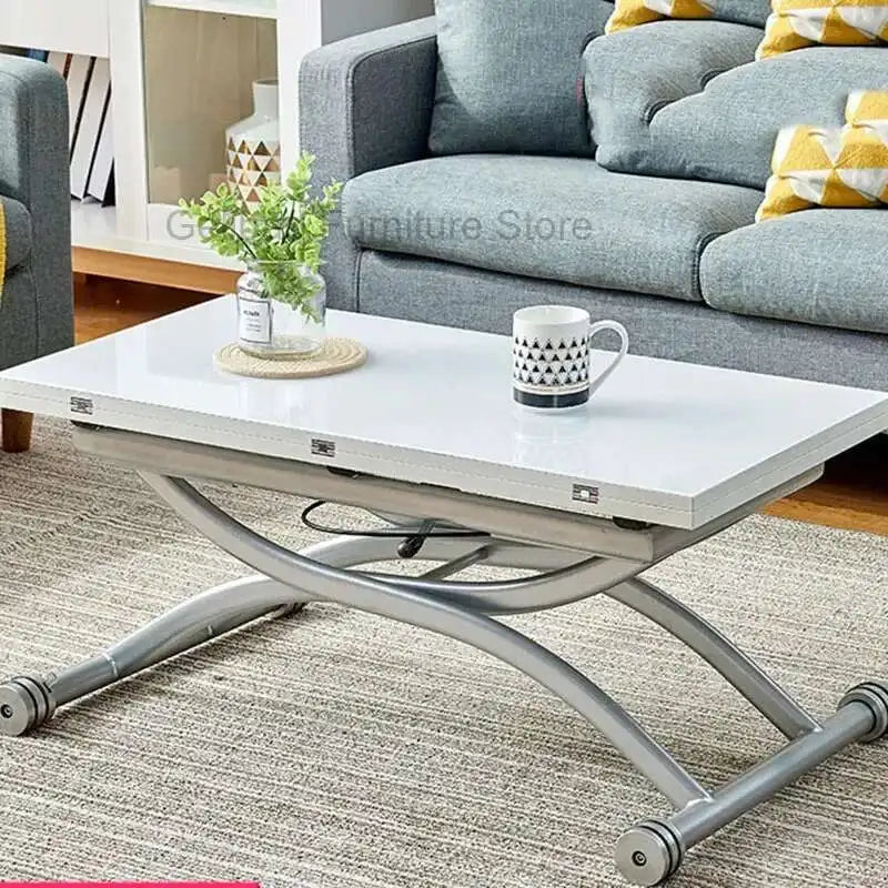 Small White Coffee Tables Nordic Design Rectangular Coffee Tables Bedroom Minimalist Mesas Table Basse Pour Salon Home Furniture