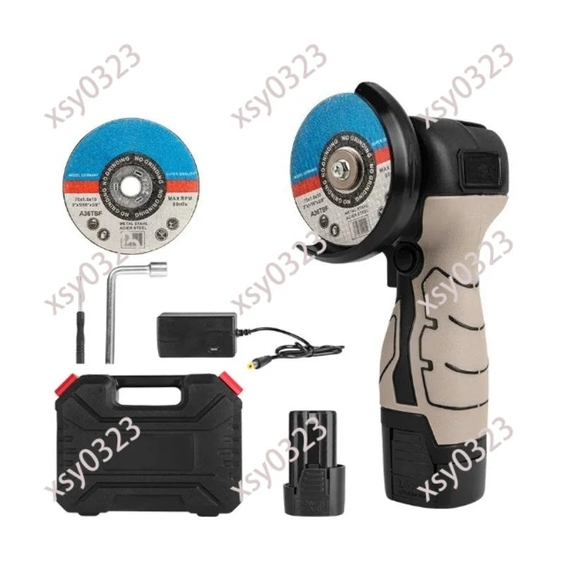 16.8V Cordless Angle Grinder Portable Lithium Battery Polishing Cutting Power Tool