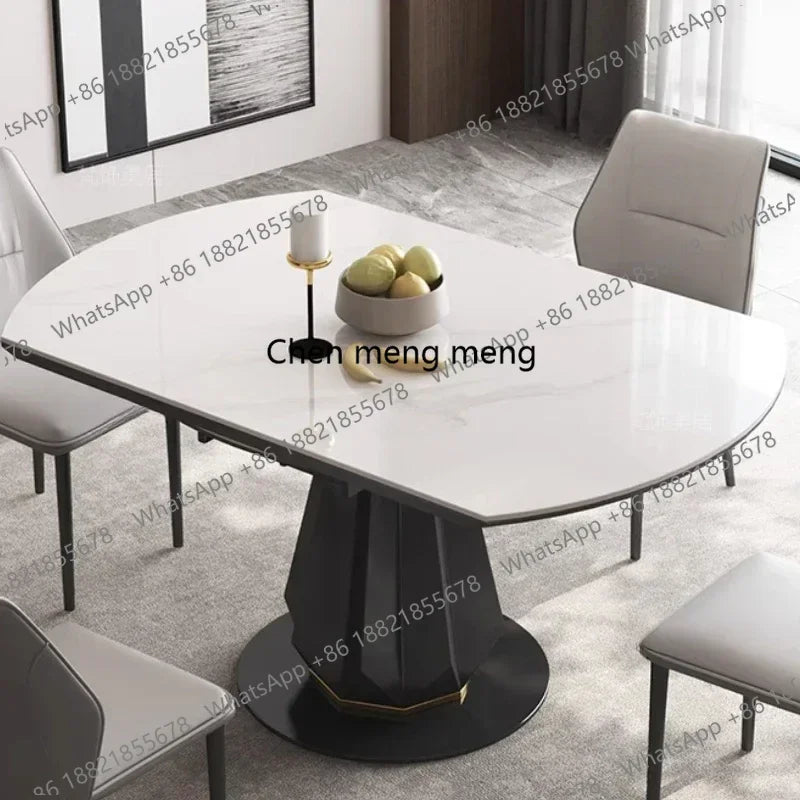 Oval Dining Table Rectangular Round Kitchen Extendable Designer Restaurant Tables Dinning Free Shipping Muebles Sedentary Room c