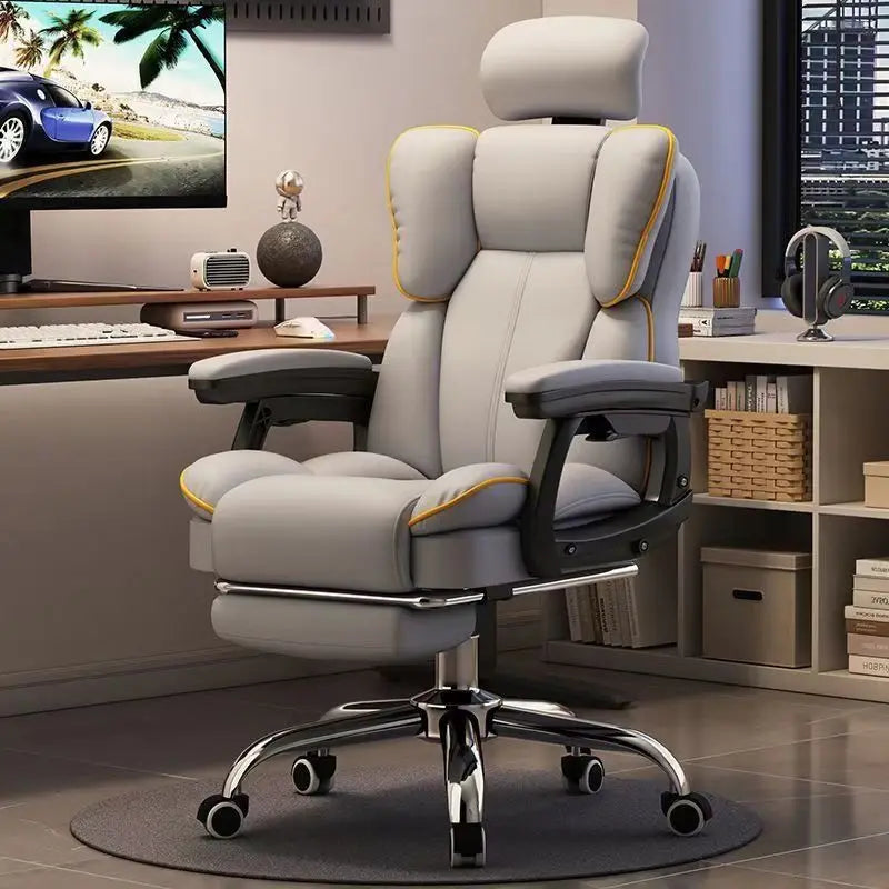 Home computer chair ergonomic gaming chair office chair dormitory live study comfortable long-term sitting swivel chair