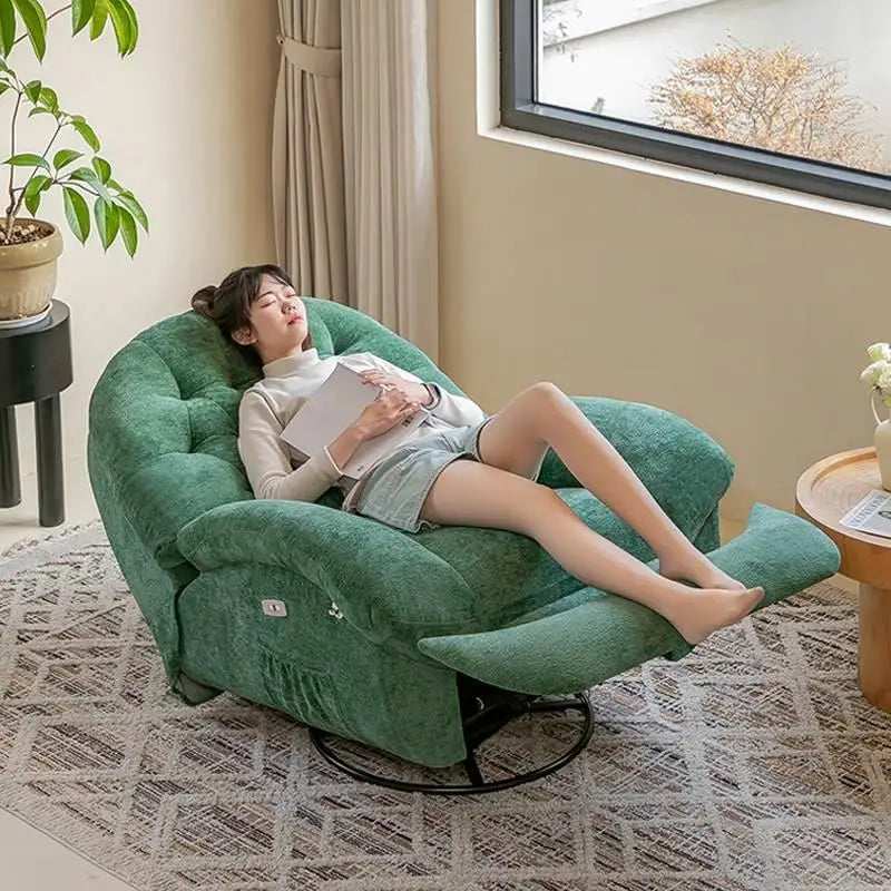 YFY  lazy sofa multi-functional reclining and sleeping leisure rocking chair small apartment single person