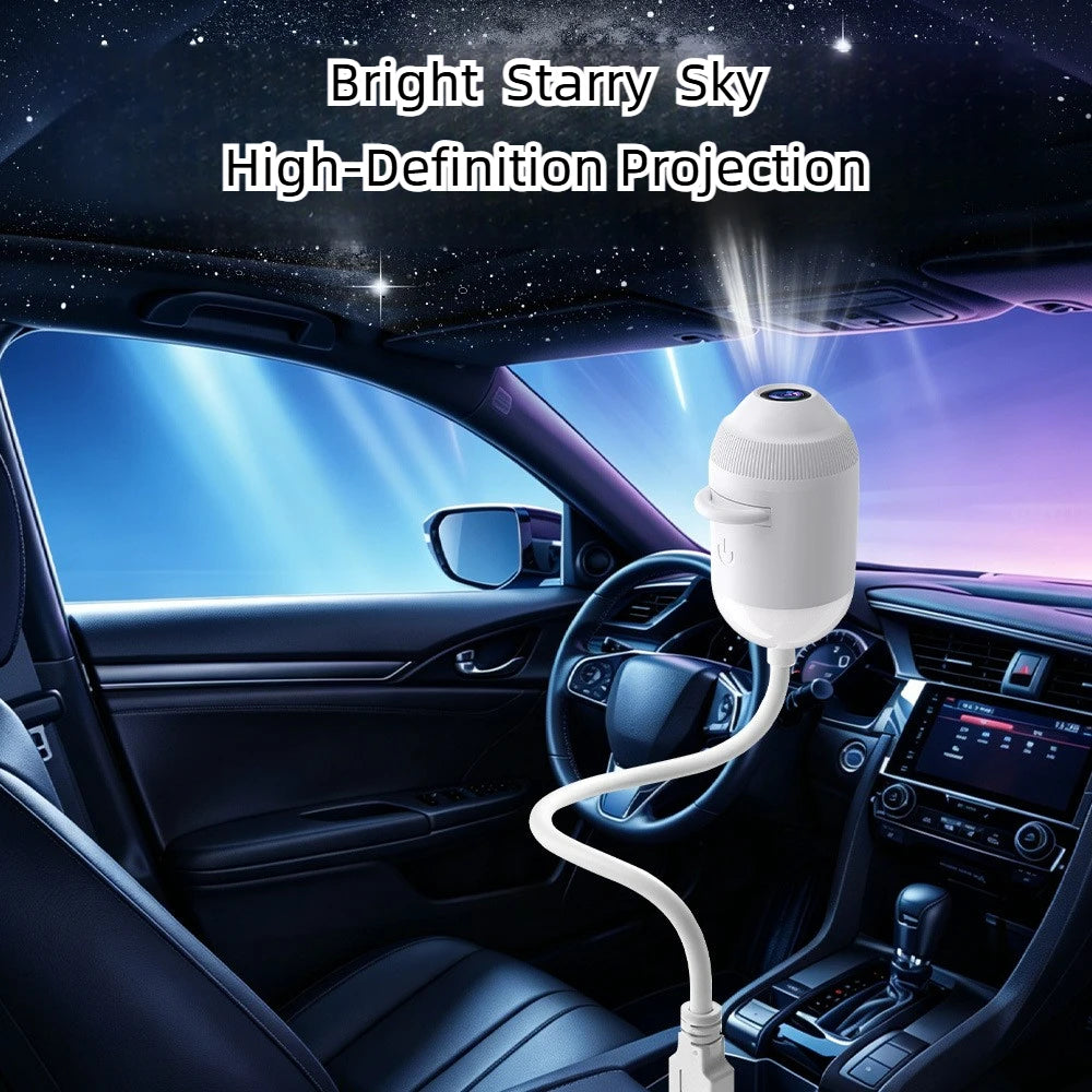 USB 2-in-1 Ambient Projection Light with Adjustable Focus Wide Range Coverage Multiple Scene Modes Perfect for Mood Lighting