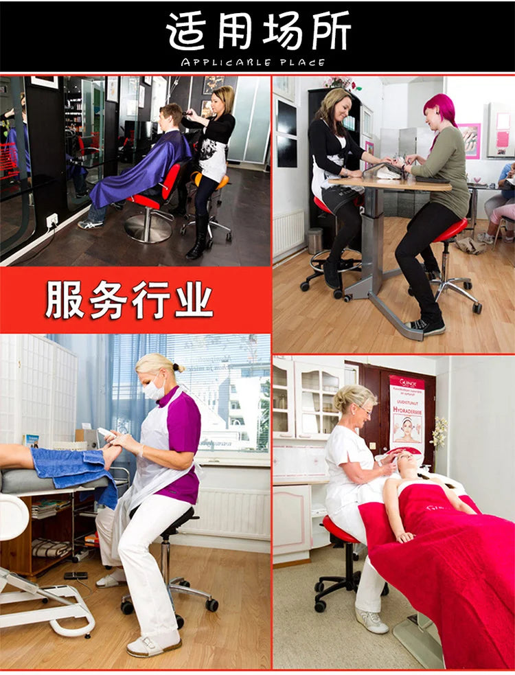 Ergonomic Saddle Chair Dentist Orthodontic Chair Beauty Salon Bar Bench Experimental Computer Chair Large Workbench