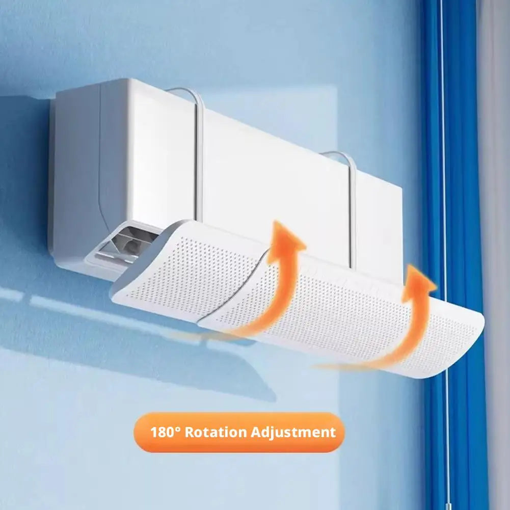 Air Conditioner Wind Deflector Retractable Wall Mounted Air Conditioner Universal Air Guide Plate For Infants And Young Children