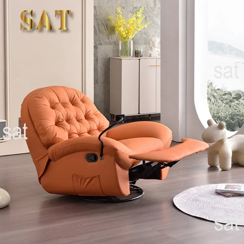 y Popular Multifunctional Reclining Chair Single Sofa Electric Leisure Modern Swivel Recliner Lounge for Living Room Furniture