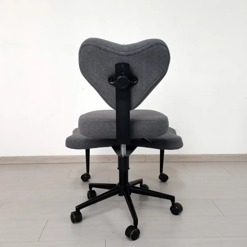 Cross Legged Office Chair – Meditation Seat with Lumbar Support for Desk Work Yoga Mindfulness Comfortable Space-Saving