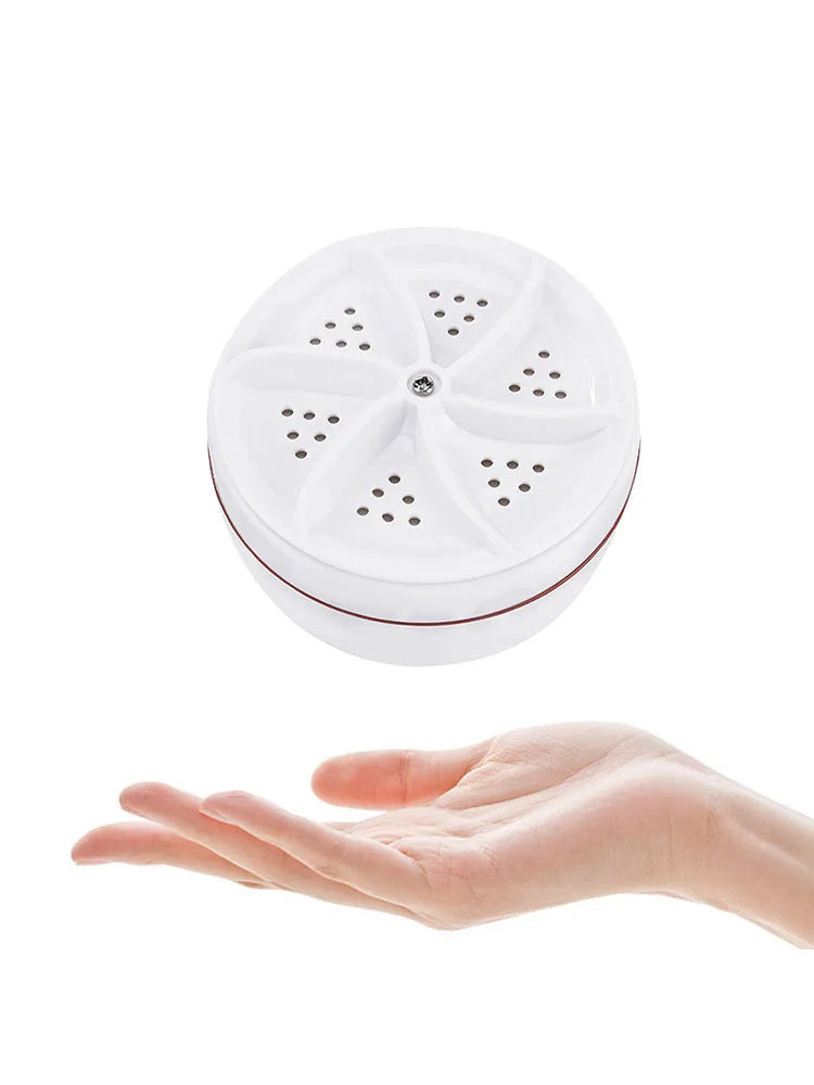 Rotating Turbines Washer Wheel Bubble Turbine Rotation Washer Machine Multifunction Cleaning Low Noise for Business Trip