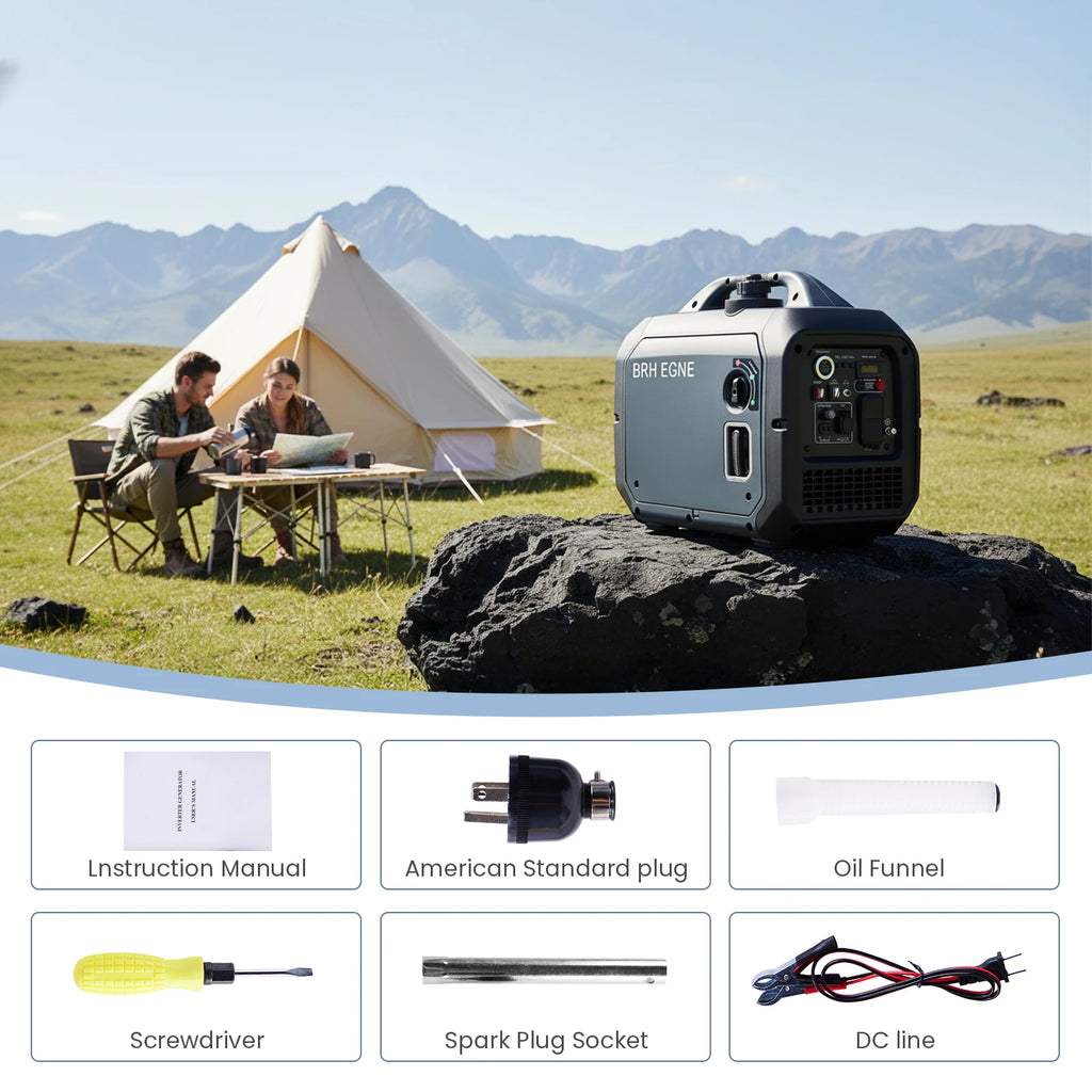 2026 YHS Hot Sale 2kw 3KW 4kw 5kw Portable Petro Inverter Power Generators Silent Ga soline Generators for Home Use Backup Power