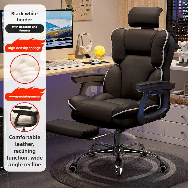 Mobile Ergonomic Office Chair Recliner Computer Bedroom Accent Office Chair Gameing Study Sillas De Oficina Office Furniture