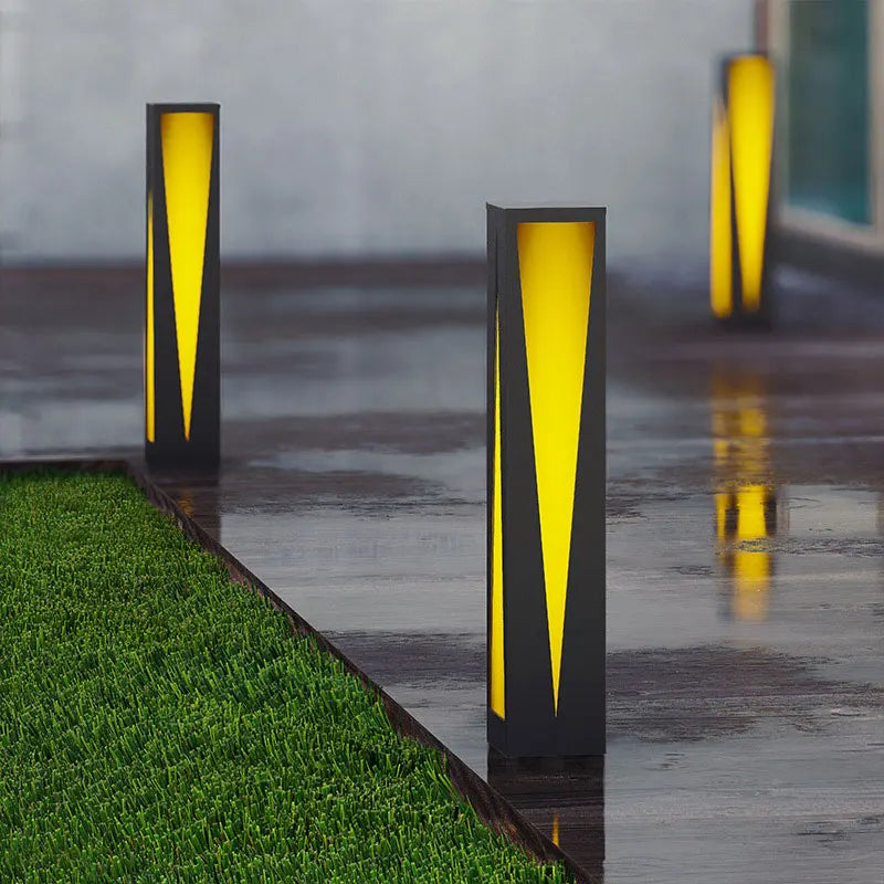 Outdoor Waterproof LED Landscape Light for Lawn Villa Community - Energy Efficient Courtyard Lighting with Electric Connection