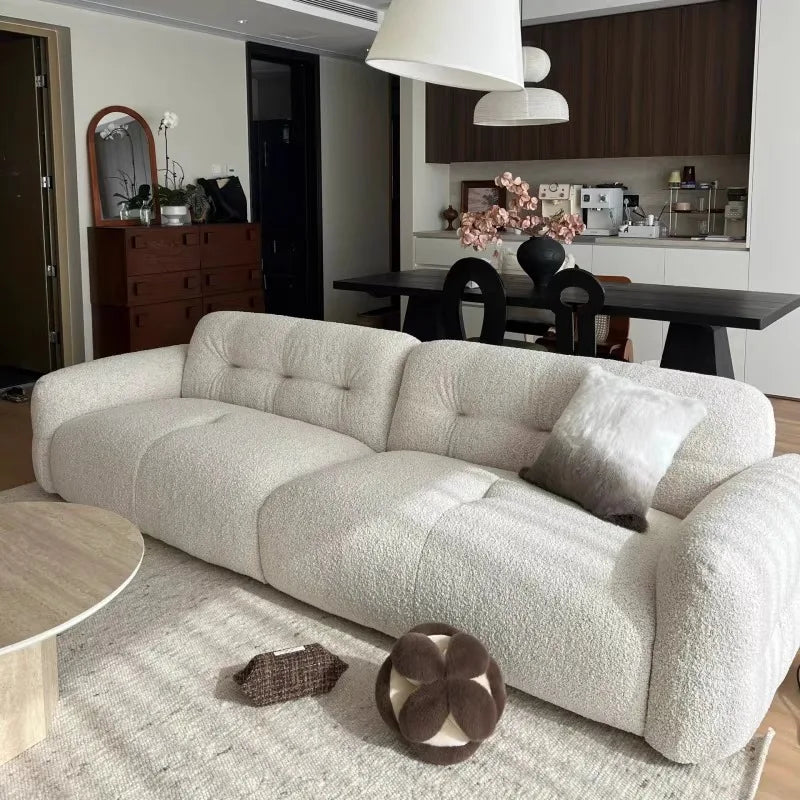 #￥Nordic Cloud Living Room Sofas Pouf Couch Puffs Futon Armchair Waiting Living Room Sofas Universal Sillon CamaRoom Decorations
